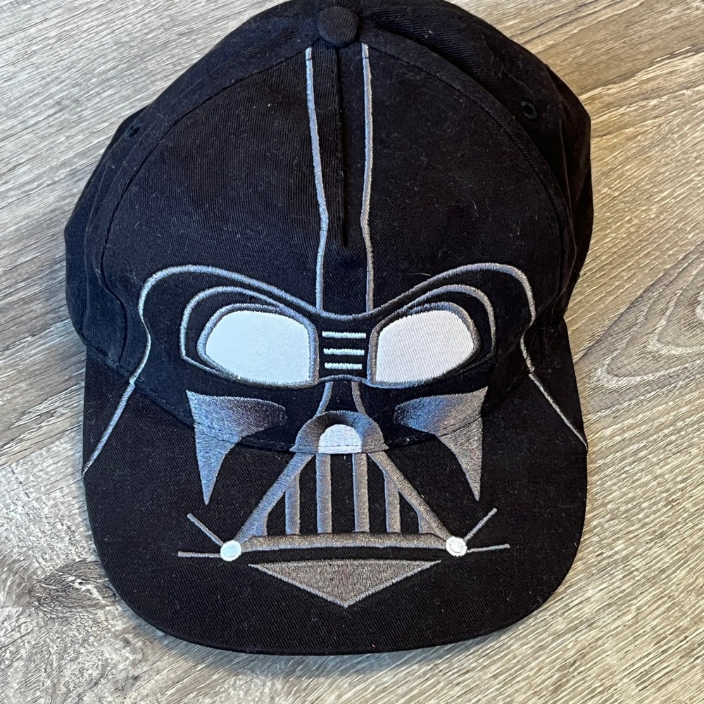 Disney Parks Star Wars Darth Vader Youth Baseball Cap Black Disneyland Hat